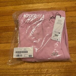 ALO Yoga Candy Heart Pink Sweatpants